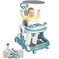 thumbnail image 1 of Beuway Baby Walkers for Boys Girls, Baby Walker with Foot Pads/Handles, Blue, 1 of 11