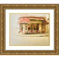 thumbnail image 1 of Bevan, Keri 32x26 Gold Ornate Wood Framed with Double Matting Museum Art Print Titled - Paris Brasserie, 1 of 4