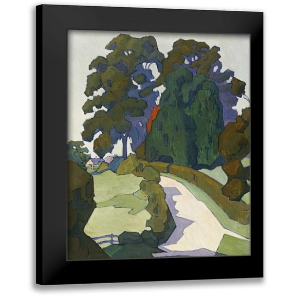 Bevan, Robert 12x14 Black Modern Framed Museum Art Print Titled - Weeping Ash