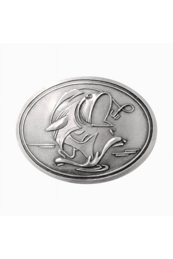 GONE FISHIN Belt Buckle - Holds your drink so you can be hands free