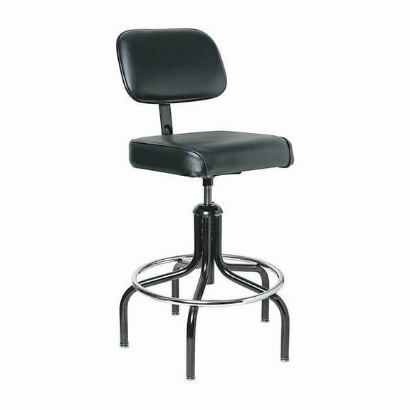 Bevco Vinyl Task Chair, 24" to 31", No Arms, Black 2600/5V-BK