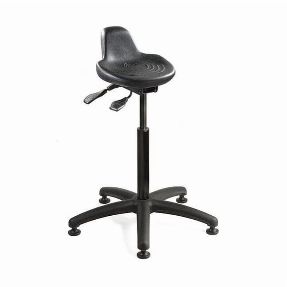 Bevco Sit/Stand Stool,5-Star,Black,32"H 3505