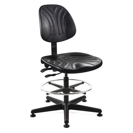 Bevco Drafting Chair,52 in H,Black 7501D