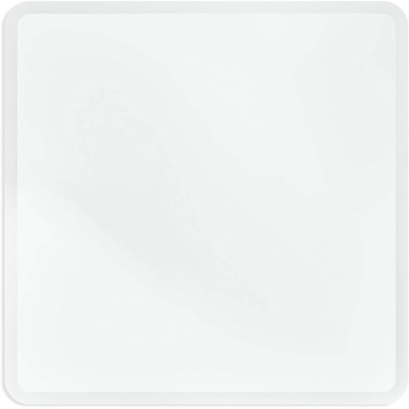 Bevel 30" x 30" Frameless Rounded Corner Square Mirror | 1" Beveled Edge | Bathroom Wall Mirror