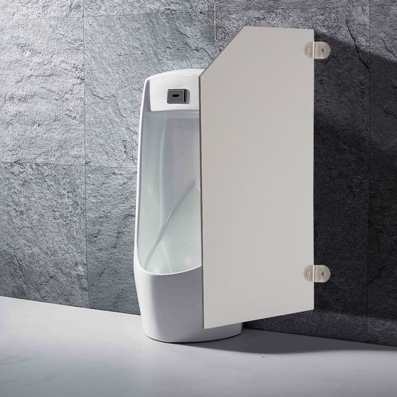 Bevel Angle Urinal Screen Toilet Partition Wallmounted Men Urinal Screen Toilet