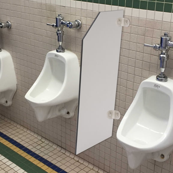 Bevel Angle Urinal Screen Toilet Partition Wallmounted Men Urinal Screen Toilet