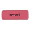 thumbnail image 1 of Bevel Block Erasers, For Pencil Marks, Rectangular Block, Small, Pink, 20/pack | Bundle of 5 Packs, 1 of 2