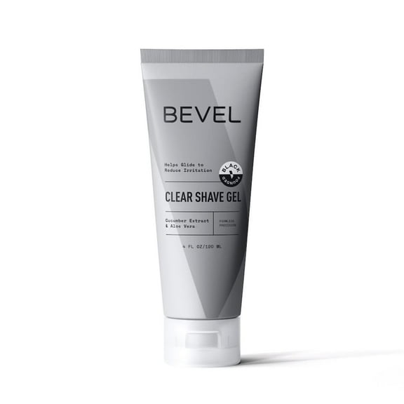 Bevel Cooling Shave Gel for Men, Clear Shave Gel for Precise Detailing and Edging with Aloe Vera and Cucumber Extract to Soothe Skin and Prevent Razor Bumps - 4 Fl Oz