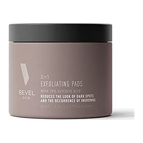 Bevel Exfoliating 10 Glycolic Acid Toner Pads for Face with Green Tea