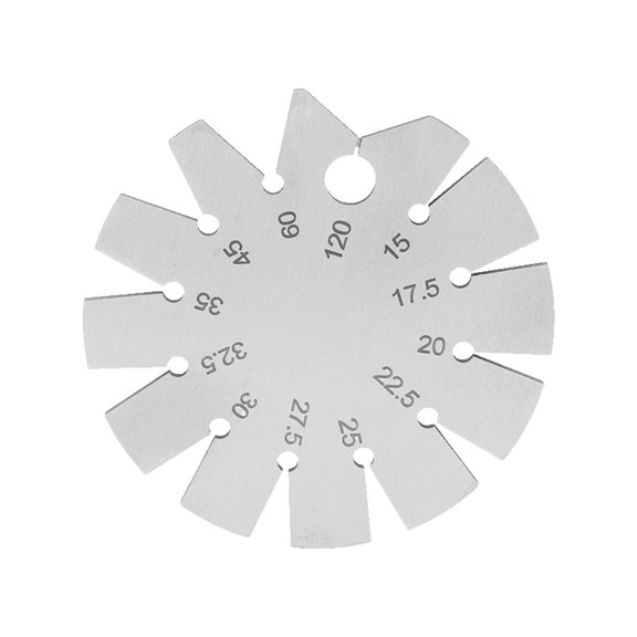 Bevel Gauges Angle Finder Knife Sharpness Tester 15-120 Degree Stainless Steel 70mm