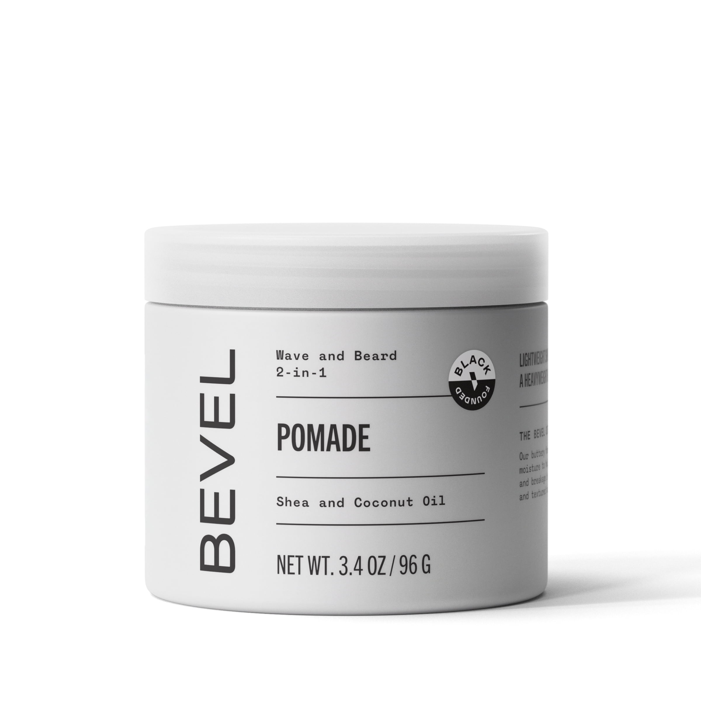 Bevel Hair 2 in 1 Pomade with Shea and Coconut Oil, for Waves and