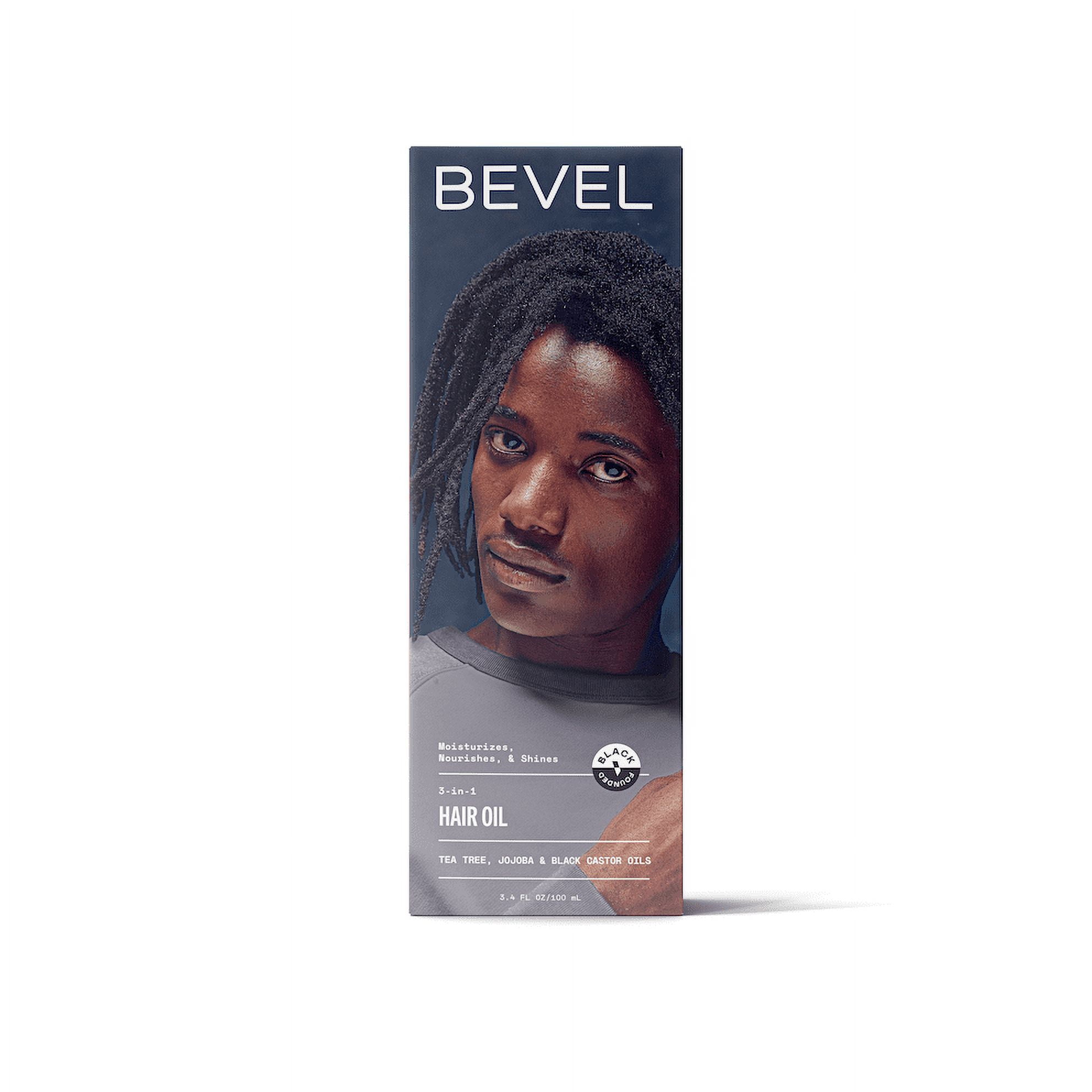 Bevel Hair Oil with Tea Tree & Jojoba Oil, 3.4 fl oz
