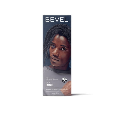 Bevel Hair Oil with Tea Tree & Jojoba Oil, 3.4 fl oz