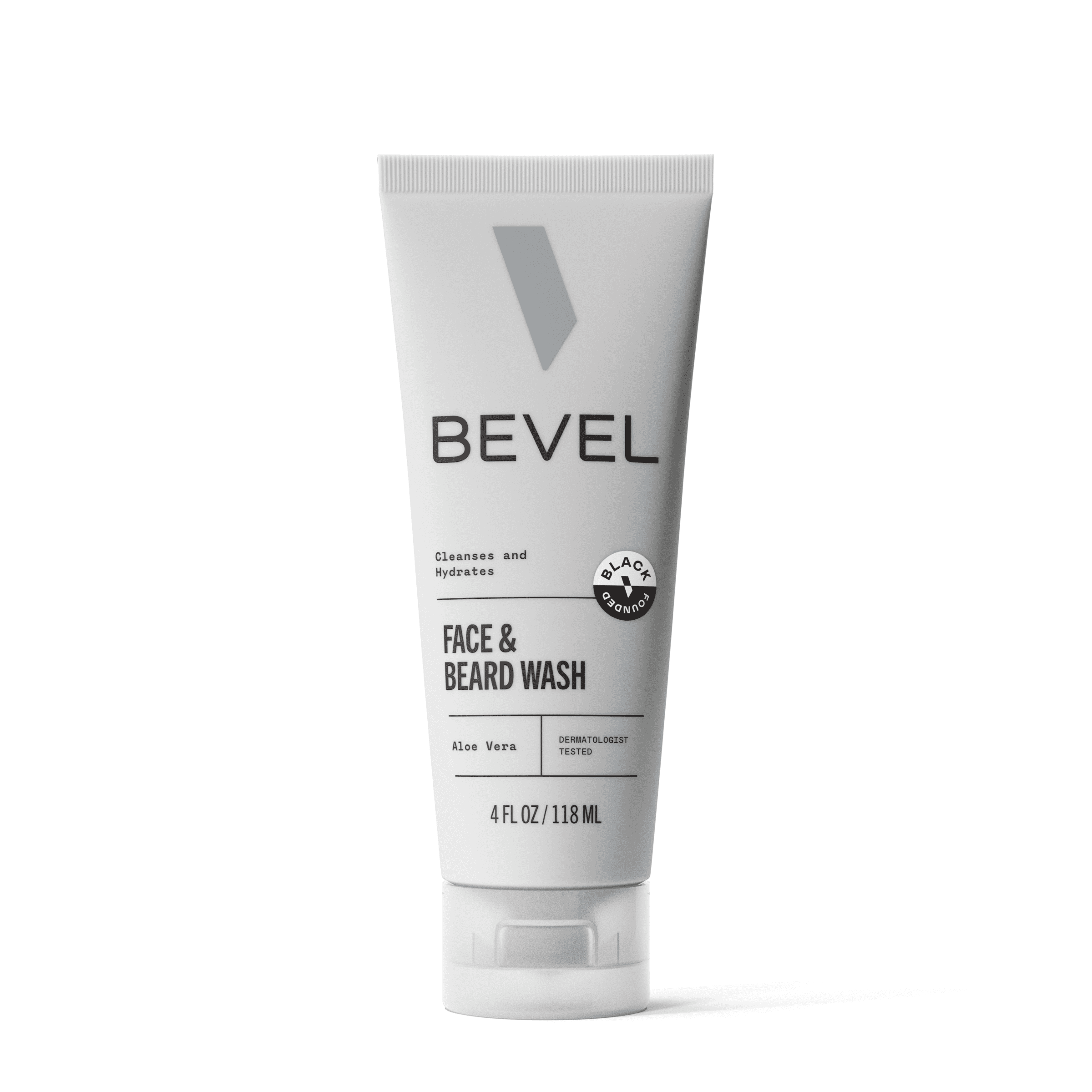 Bevel Moisturizing Face Wash Cleanser, for All Skin Types, 4 oz