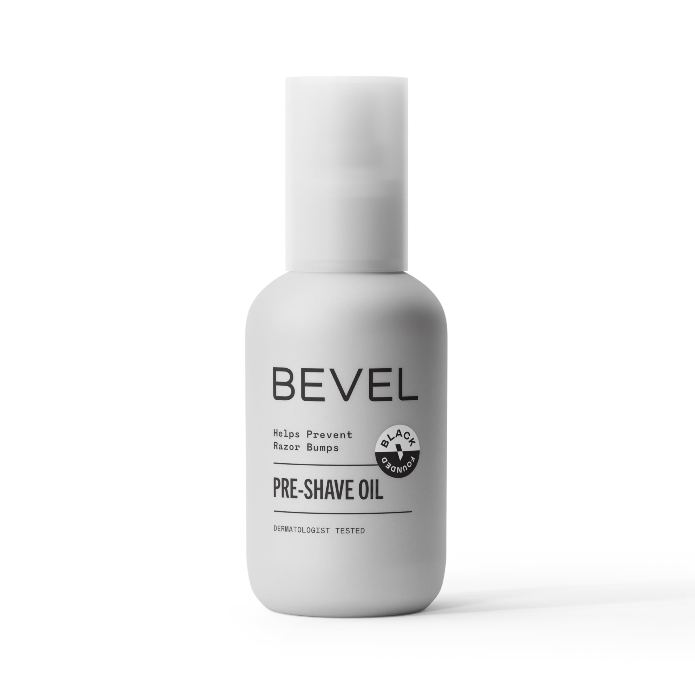 Bevel Pre Shave Oil for Men with Castor Oil, Olive Oil and Tea Tree Oil, Helps Soften Hair and