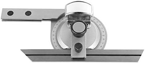 Vernier Bevel Protractor, 320° Universal Angle Measuring Finder with Storage Box, Metal Ruler