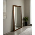 thumbnail image 1 of Rayne Beveled Full Length Wall Mirror 65.5"x32" Floor Mirror Light Walnut, 1 of 4