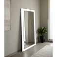 thumbnail image 1 of Rayne Beveled Full Length Wall Mirror 65.5"x32" Floor Mirror Matte White, 1 of 4
