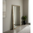 thumbnail image 1 of Rayne Beveled Full Length Wall Mirror 65.5"x32" Floor Mirror Brown, 1 of 4