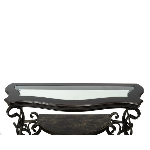 Beveled Glass Top - Suitable for Office Use - Indoor Spaces - Sturdy Structure