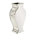 thumbnail image 1 of Beveled Mirrored Panel Curvy Tall Vase, 1 of 5