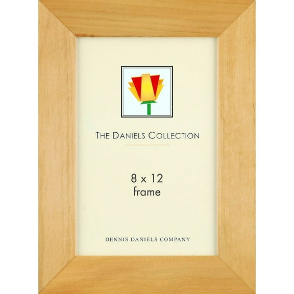 Bevelled natural-blond wood 8x12 classic by Dennis Daniels - 8x12