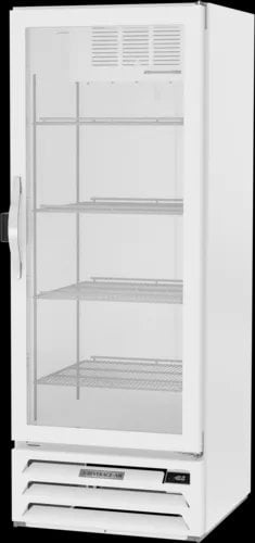 Beverage Air MMF12HC-1-W-IQ 25.38'' 11.8 cu. ft. 1 Section White Glass Door Merchandiser Freezer