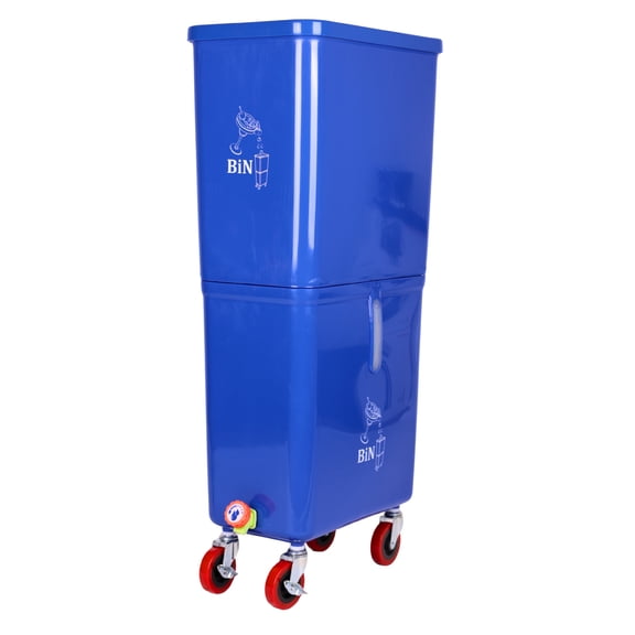 Beverage Bin, liquid Disposal waste Blue Bin