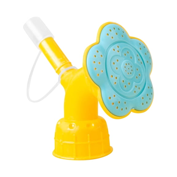 Beverage Bottle Spray Head Turns Plastic Bottle into Mister for Indoor Plant Watering and Kitchen Surface Cleaning Tasks 3Inch Yellow