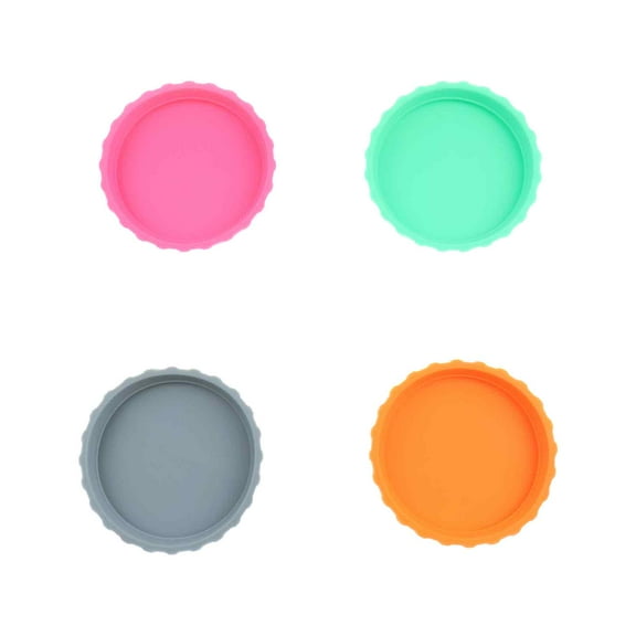 Beverage Can Lids, 4 PCS Soda Saver Caps, Reusable Beer Coke Can Covers Spill-Proof Food Grade Can Tops,Keeps It Fizzy,for Standard Size Cans Soda/Beer/Energy Drink/Juice/Coke
