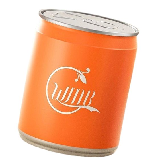 Beverage Can Shape Waste Basket with Press Lid, Fun Design, For Home, Office, or Car Interior by ZAXLVG