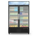 thumbnail image 1 of Beverage Cooler Commercial Refrigerator 36.3 Cu.Ft. Glass Door Display Refrigerator with LED Light, Commercial Refrigerator for Restaurant Cafe Bar Store, 1 of 6