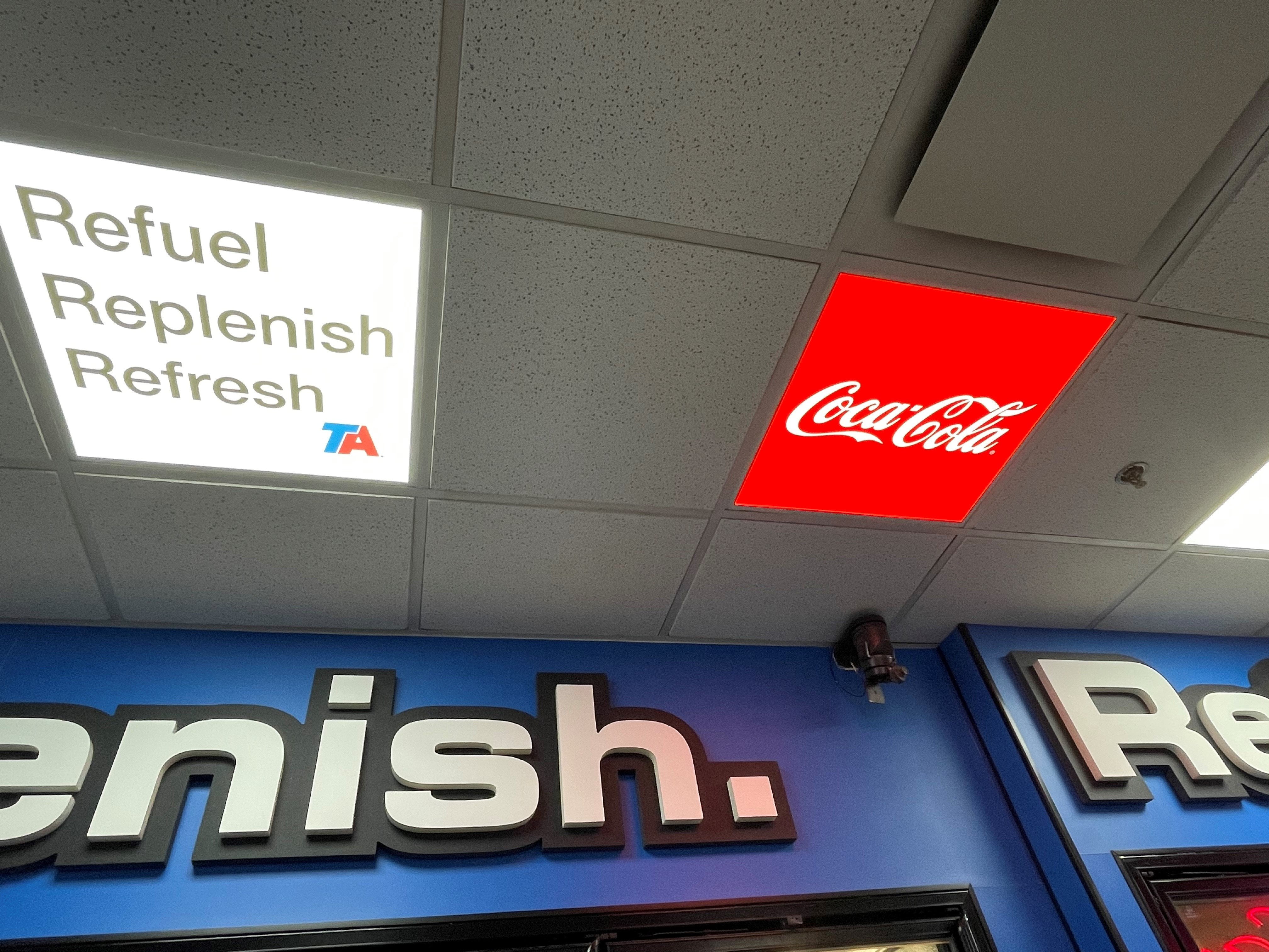Beverage Cooler Light Custom Printed Ink Lite Commercial Grade LED Light