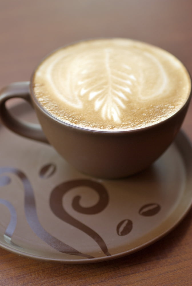 Beverage Design In Cappucino Foam Canvas Art - Stuart Corlett  Design Pics (12 x 19)
