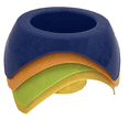 thumbnail image 1 of Beverage Holder For Sand/Pool, 4 Pack Green/Orange/Yellow/Blue, 1 of 5