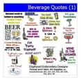 thumbnail image 1 of Beverage Quotes(1) Embroidery Designs - All Popular Formats Included - Loaded on USB Stick, 1 of 10