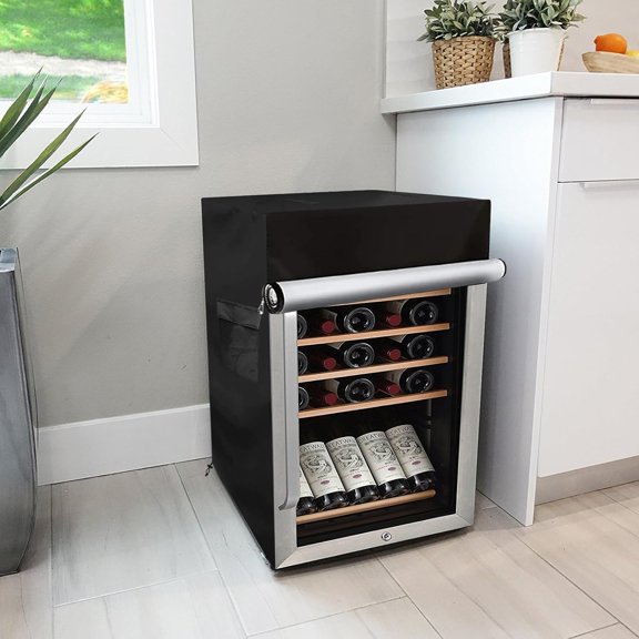 Beverage Refrigerator Cooler Cover - Waterproof, Dustproof, -Proof, 20"  x 20" D x 33" H, for  Fridge