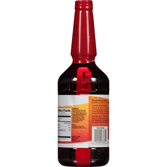 Beverage Specialties Jero Grenadine Juice Mix, 1 Liter -- 6 per case.