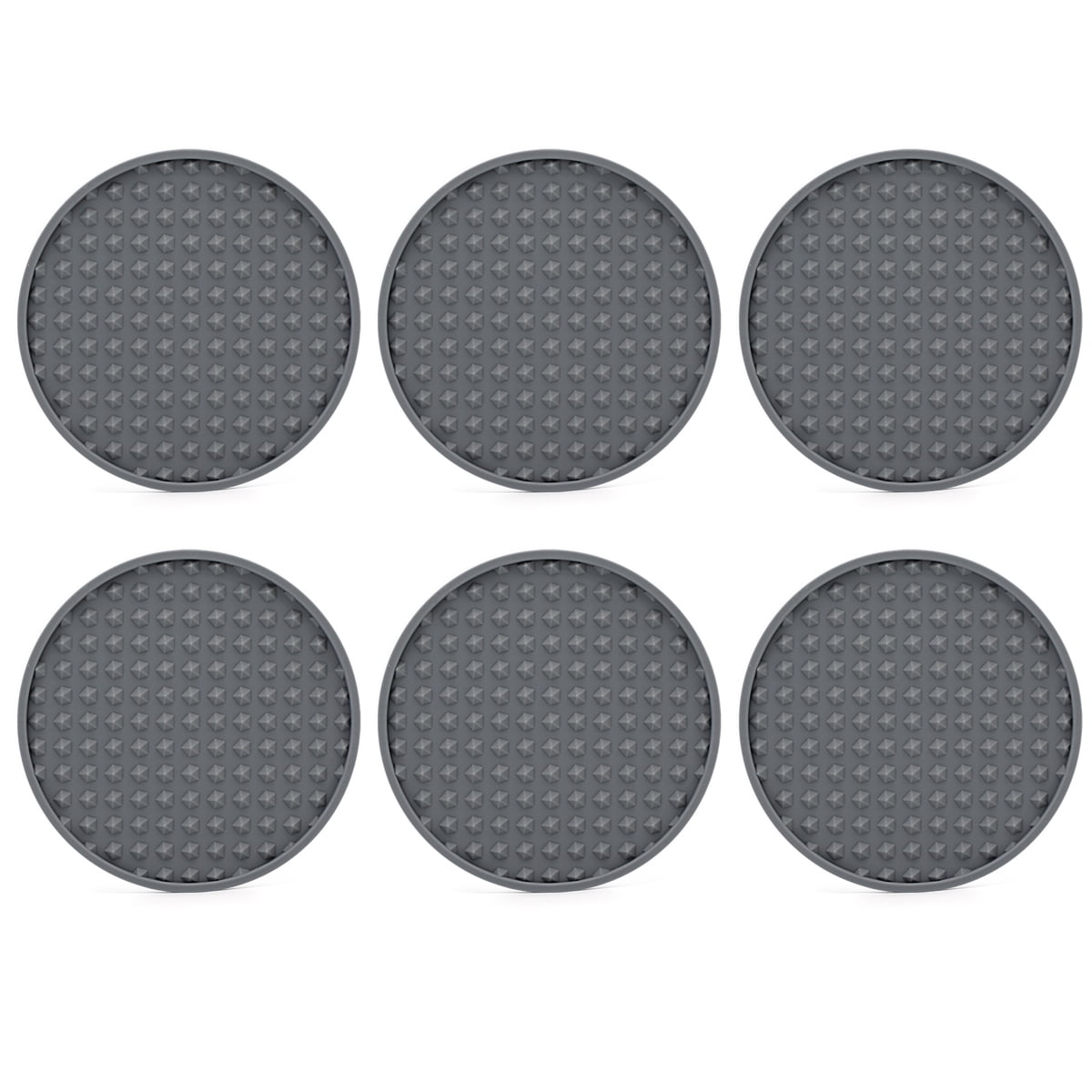 Beverage coasters, silicone coasters for tabletop protection for any