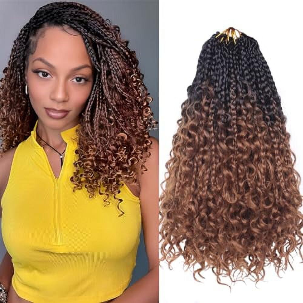 Beverlee Boho Box Braids .. 8 Packs Goddess Box .. Braids 14 Inch ...