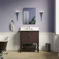 thumbnail image 1 of Beverly 30" Bathroom Vanity with Chocolate Cabinet and Carrara Marble Top, 1 of 5