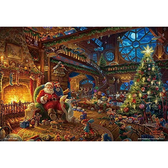 Beverly 300 pieces Jigsaw puzzle Santa's Workshop (26 x 38 cm) 93-140// Thomas kinkade
