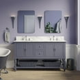 thumbnail image 1 of Beverly 60" Double Bathroom Vanity with Marine Gray Cabinet and Carrara Marble Top, 1 of 6