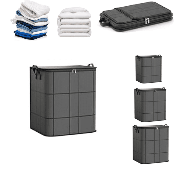 Beverly Goods XXL Foldable Storage Bags Reinforced Handles & Zipper for Moving