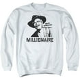 thumbnail image 1 of Beverly Hillbillies Millionaire Adult Crewneck Sweatshirt White, 1 of 1
