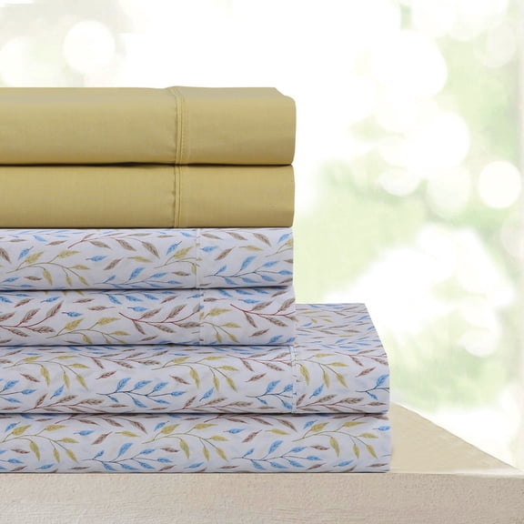 Beverly Hills 400 Thread Count Breathable 4 Piece Sheet Set – Silky Soft, Lightweight, Wrinkle-Resistant, Fade-Resistant Luxury Bedding (Twin, Ariana)