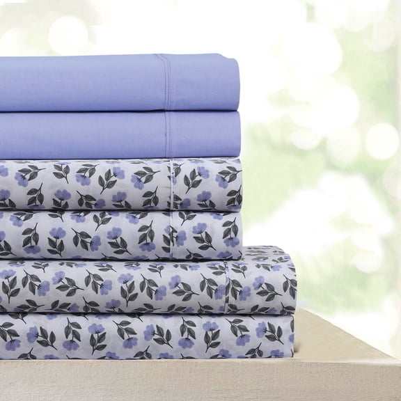 Beverly Hills 400 Thread Count Breathable 4 Piece Sheet Set – Silky Soft, Lightweight, Wrinkle-Resistant, Fade-Resistant Luxury Bedding (Twin, Lori)