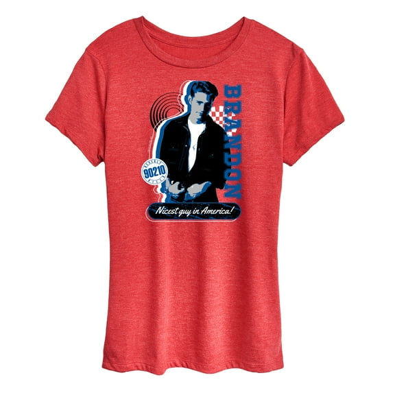 Beverly Hills 90210 - Brandon Nicest Guy In America - Women's Short Sleeve Graphic T-Shirt