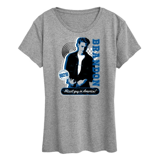 Beverly Hills 90210 - Brandon Nicest Guy In America - Women's Short Sleeve Graphic T-Shirt