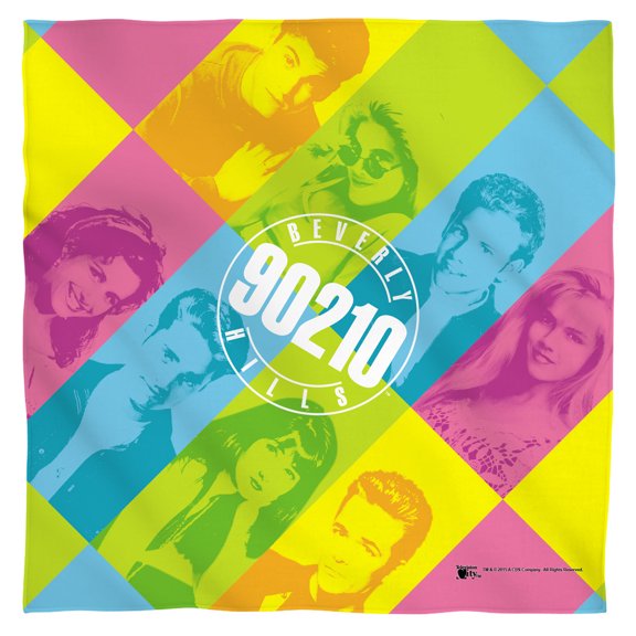 Beverly Hills 90210 - Color Blocks - Bandana - 22" x 22"